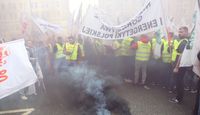 Górnicy protestują w Warszawie. Tym planom Brukseli mówią "nie"