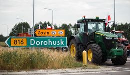Protest rolników przy granicy z Ukrainą. Zablokowali tirom drogę w obu kierunkach