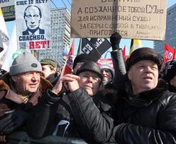 Protesty w Rosji. Kilkaset osób domagało się uwolnienia więźniów politycznych