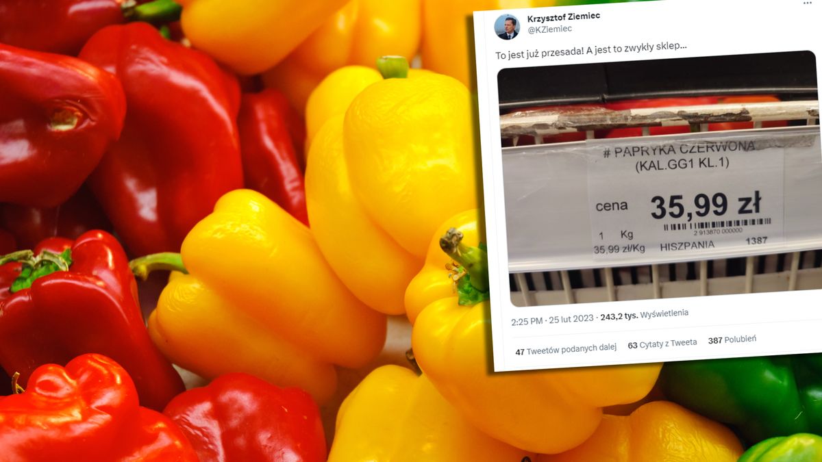 Kolik stojí pepř?  Krzysztof Ziemiec pobouřený cenami.  „Už je to přehnané“