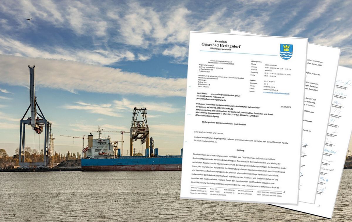 Rozbudowa polskiego portu niepokoi Niemców