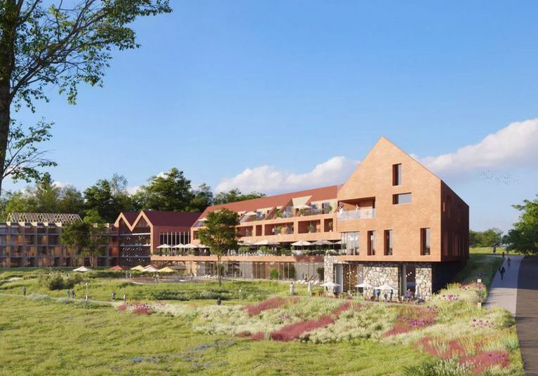 Arcibiskupství chce postavit hotel.  Obyvatelé naproti