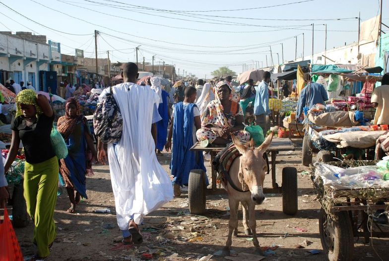 Targ w Nawakszucie, stolicy Mauretanii </br>