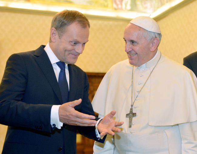 Premier Tusk na audiencji u papieża Franciszka