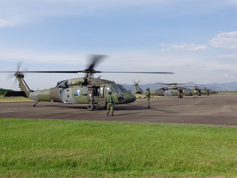 Śmigłowce Black Hawk kupione przez kolumbijską armię od polskiej firmy