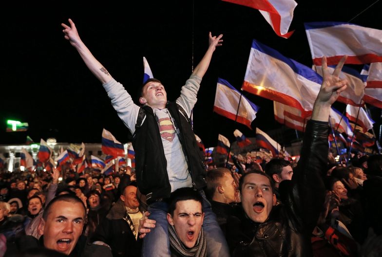Referendum na Krymie: 95,5 procent uczestników za przyłączeniem do Rosji