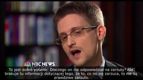 Wywiad z Edwardem Snowdenem
