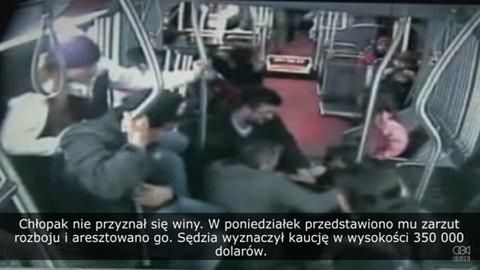 Pasażerowie udaremnili kradzież w miejskim autobusie