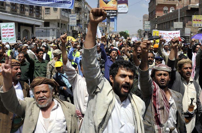 Protesty w Jemenie. W Sanie demonstracja przeciwko szyickim rebeliantom