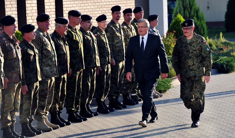 Prezydent odwiedził natowski korpus w Szczecinie