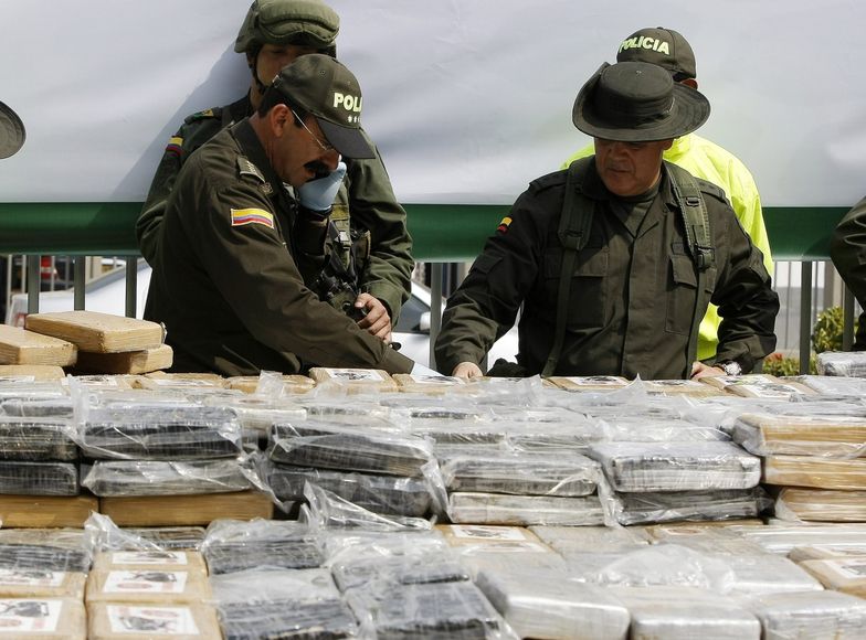 Przemyt narkotyków. Policja w Kolumbii skonfiskowała 7 ton kokainy