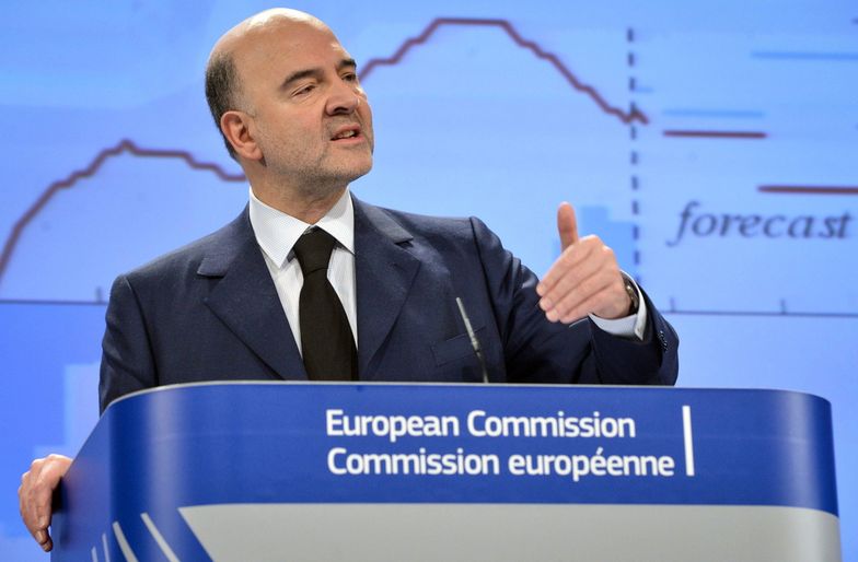 Komisarz UE ds. gospodarczych Pierre Moscovici.