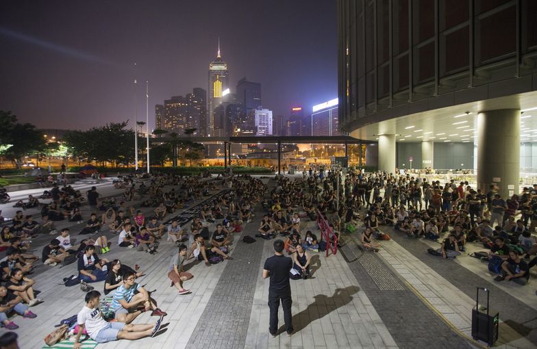 Protesty w Hongkongu. Coraz mniej protestujących