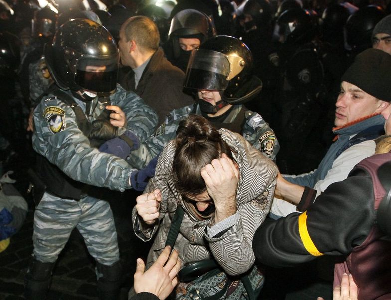 Ukraina w Unii Europejskiej. Zwolennicy integracji protestują