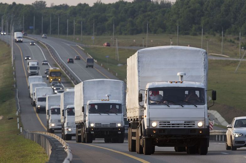 Rosyjski "biały konwój" wciąż w pobliżu ukraińskiej granicy
