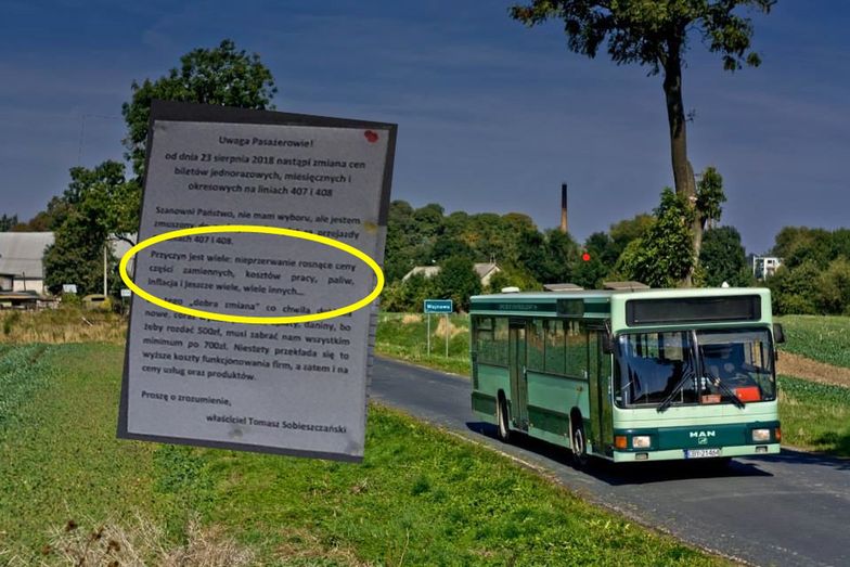 Informacje o podwyżkach cen biletów zostały okraszone dokładnym wyjaśnieniem przyczyn
