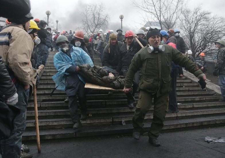 Na Majdanie juz spokojniej. Rada Najwyższa Ukrainy zakazała użycia broni przez milicjantów