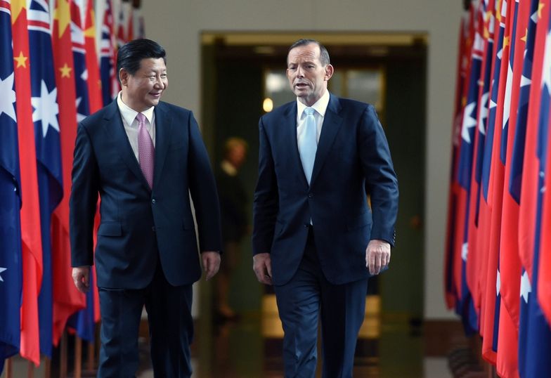 Tony Abbott i Xi Jinping