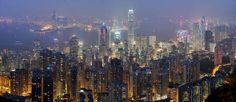 Hongkong jest jednym z największych światowych centrów finansowych