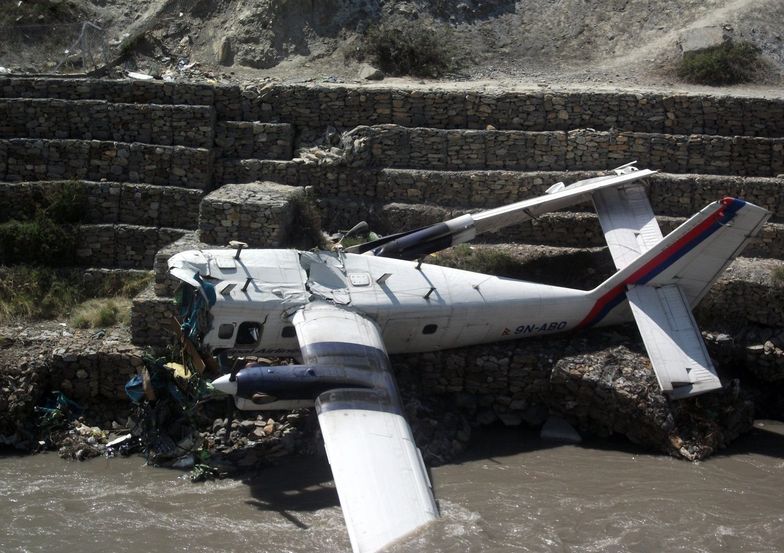Katastrofa samolotu w Nepalu. Pasażerom nic się nie stało