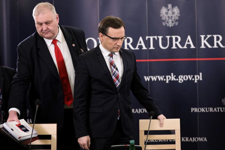 Prokurator krajowy Bogdan Święczkowski i minister sprawiedliwości Zbigniew Ziobro
