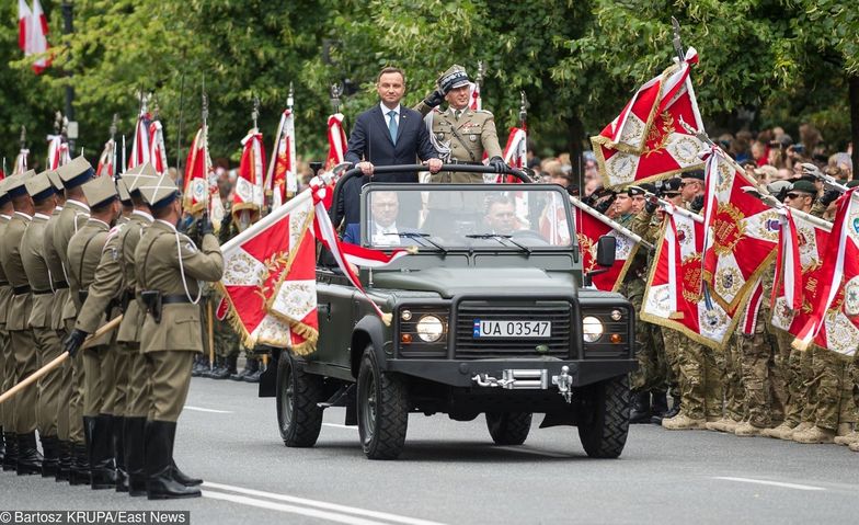 Obchody święta Wojska Polskiego. Defilada wojskowa w Alejach Ujazdowskich