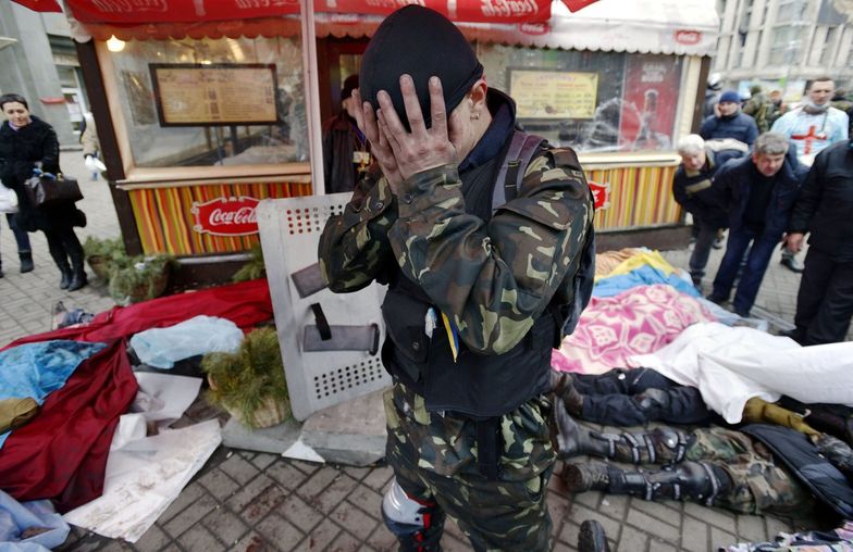 Lwowscy milicjanci przyjechali do Kijowa bronić Euromajdanu