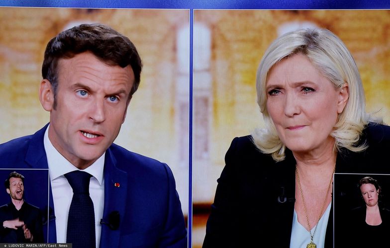 Macron debatował z Le Pen. "Kraj zasłużył na coś lepszego"