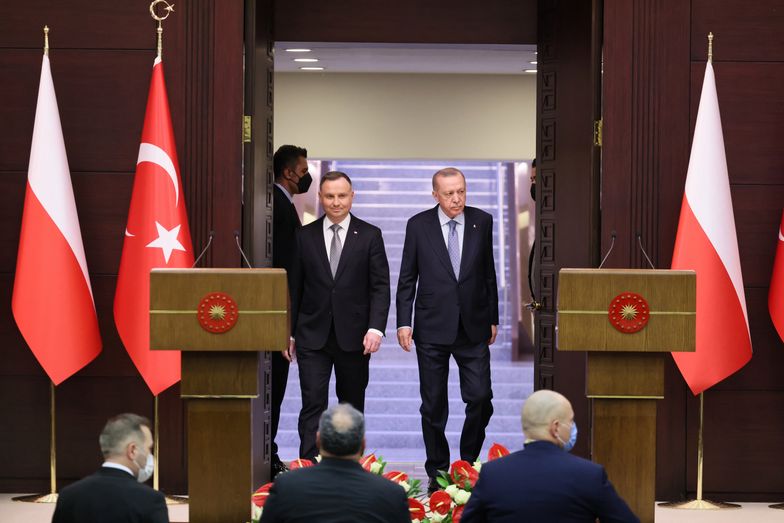 Prezydent Duda z wizytą w Turcji. Rozmawiał o "potencjalnej wymianie gospodarczej"