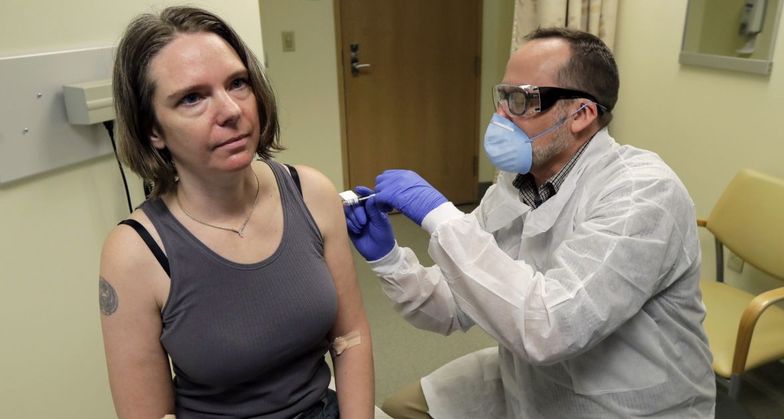 Jennifer Heller to pierwsza ochotniczka, która przyjęła eksperymentalną szczepionkę na COVID-19.