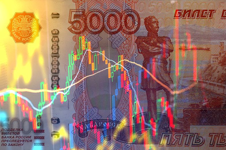 Kurs rosyjskiego rubla szuka dna. Rekordowe spadki