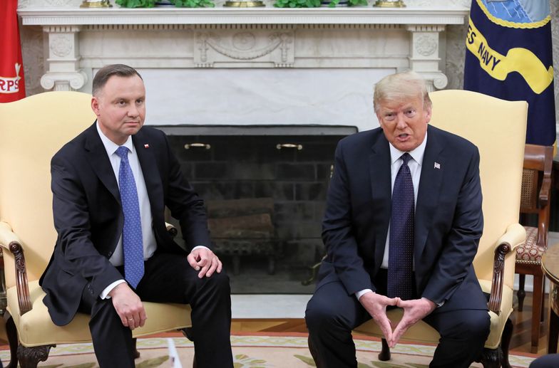 Andrzej Duda w USA. Polityk spotkał się z prezydentem Donaldem Trumpem.