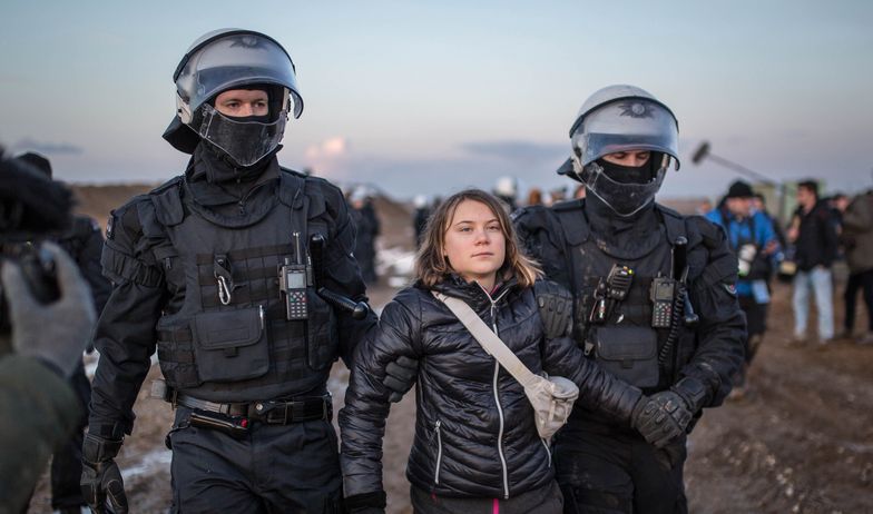 Greta Thunberg aresztowana. Została zatrzymana w czasie protestu w Niemczech