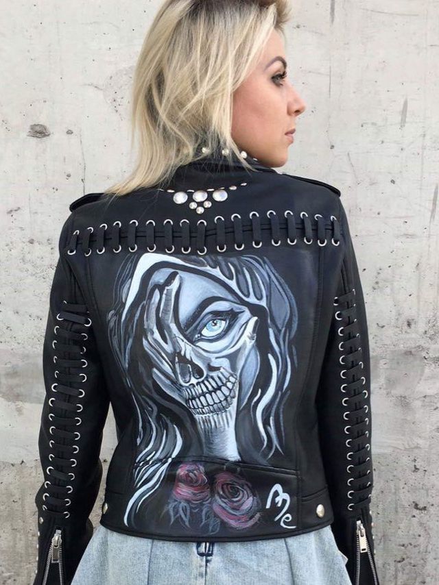 – Uwielbiam malować i uwielbiam ciuchy. I tak mi się to połączyło, że powstał pomysł na ME Custom Jackets, czyli na unikatowe, ręcznie zdobione kurtki – wspomina Malwina Faba