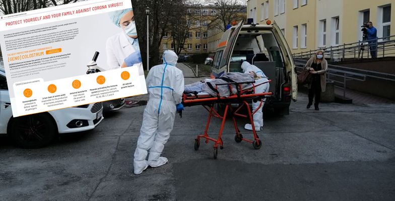 GIS zleci kontrolę w sprawie promowania suplementu jako służącemu "ochronie przed koronawirusem".