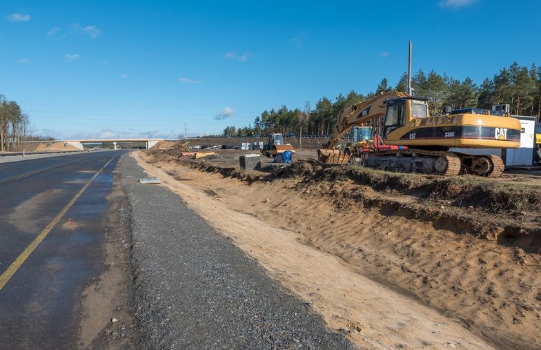 Marzec 2019. Przestój na budowie drogi ekspresowej S3.