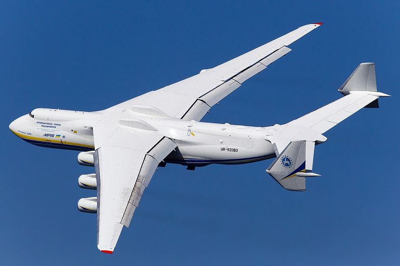 Antonow An-225 to największy samolot na świecie. Po świętach ma wylądować w Polsce