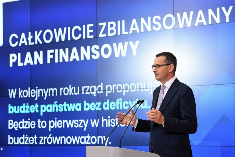 Budżet 2020. Mateusz Morawiecki prezentuje projekt budżetu na rok 2020.