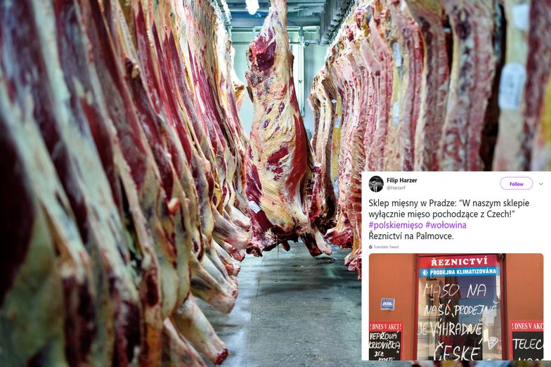 Mięso z nielegalnego uboju mogło trafić do czeskich sklepów.