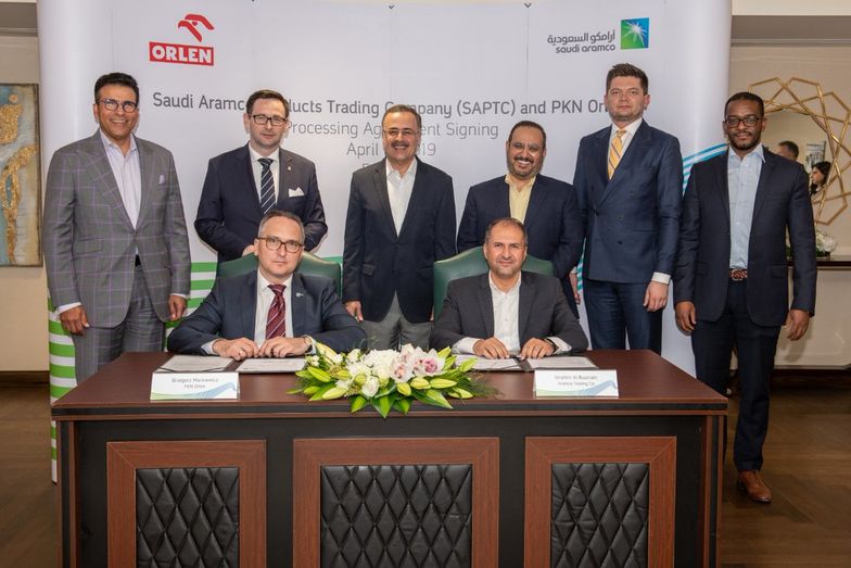 Przedstawiciele Orlenu podpisali umowę z Saudi Aramco.