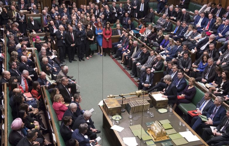 Posiedzenie brytyjskiego parlamentu