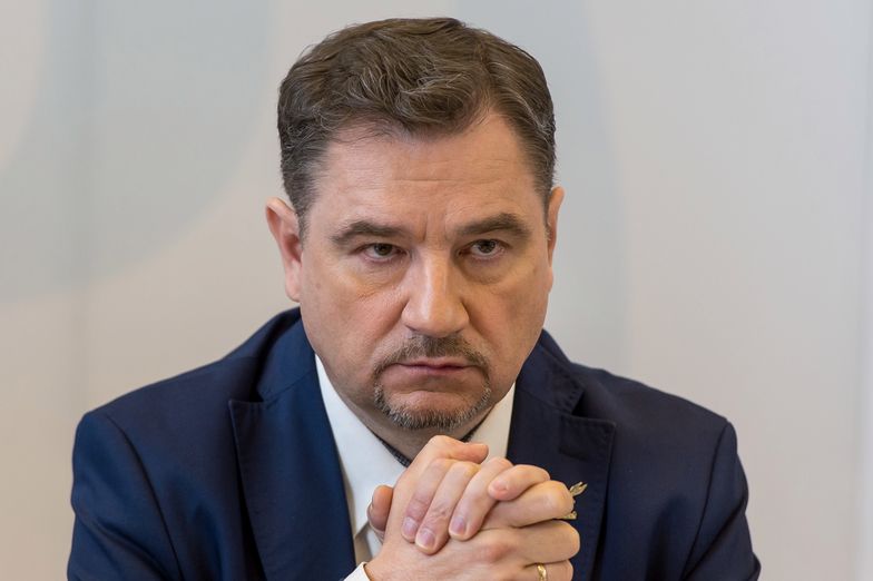 Przewodniczący NSZZ "Solidarność" Piotr Duda