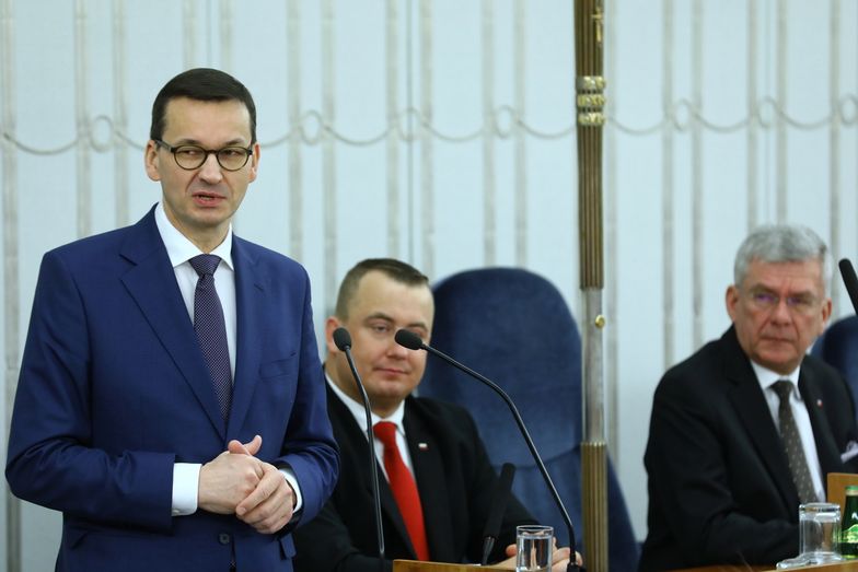 Premier Mateusz Morawiecki przedstawił w Senacie założenia budżetowe na 2019 r.