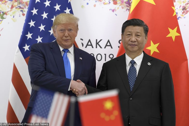 Amerykański prezydent Donald Trump i przywódca Chin Xi Jinping