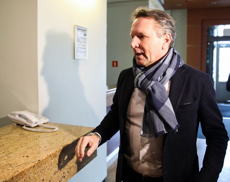 Warszawa, 01.03.2019. Gerald Birgfellner w Prokuraturze Okregowej w Warszawie.