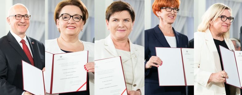 Bycie ministrem to szczyt politycznej kariery. Brudziński, Zalewska, Szydło, Rafalska i Kempa uważają jednak inaczej.