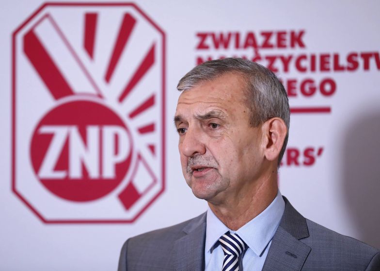 Sławomir Broniarz, prezes ZNP