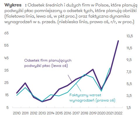 Polacy mogą liczyć na sowite podwyżki w 2022 r. Oto co czeka nasze portfele
