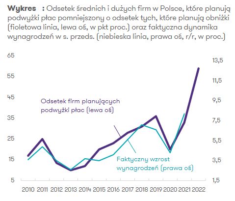 Polacy mogą liczyć na sowite podwyżki w 2022 r. Oto co czeka nasze portfele