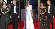 Księżna Kate to mistrzyni stylu! Jej kreacje z gali BAFTA z roku na rok były coraz lepsze!